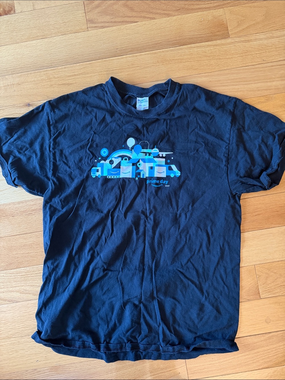 Amazon Prime Day Black Graphic T-Shirt